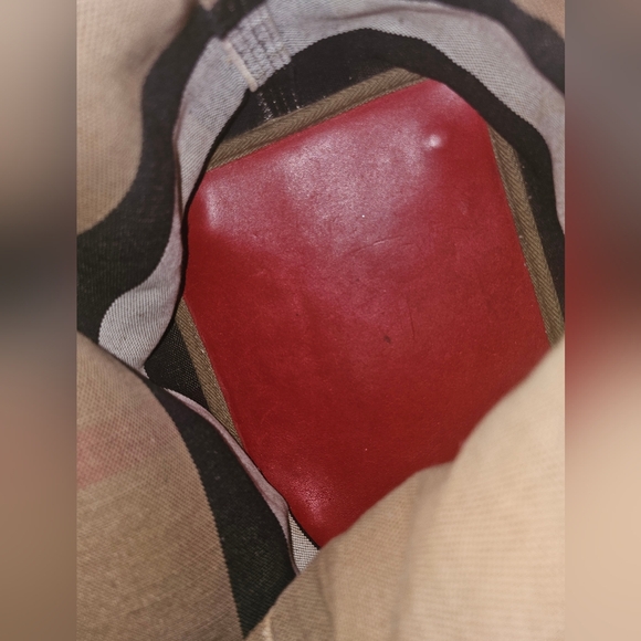 ‼️SOLD‼️BURBERRY ASHBY BUCKET BAG HOUSE CHECK CANVAS W DUSTBAG AND POUCH EUC - Picture 12 of 16